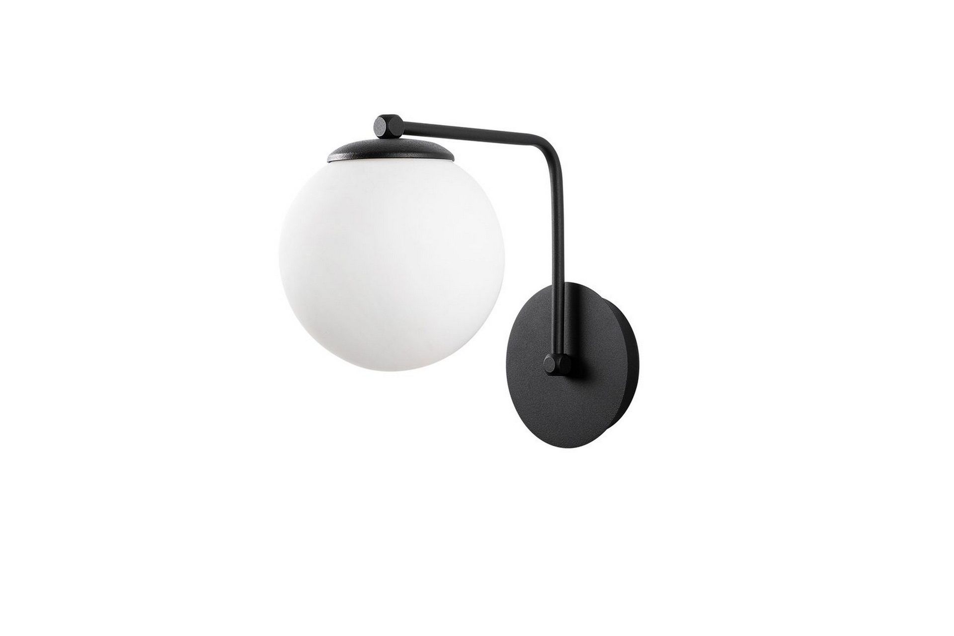 Vegg lampe Bhika Svart - Svart