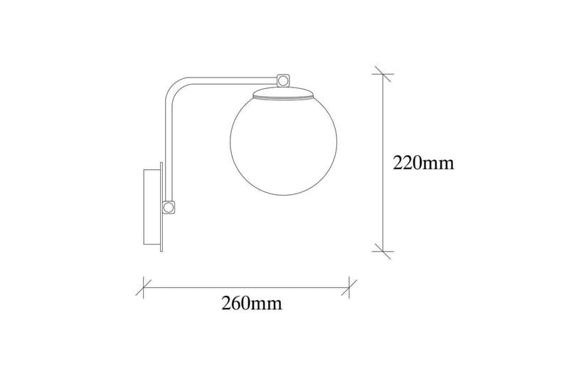 Vegg lampe Bhika Svart - Svart - Belysning - Innendørsbelysning & Lamper - Vegglampe