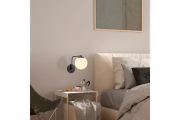 Vegg lampe Bhika Svart - Svart - Belysning - Innendørsbelysning & Lamper - Vegglampe