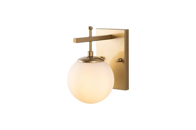 Vegg lampe Brentha Gull - Gull - Belysning - Innendørsbelysning & Lamper - Vegglampe