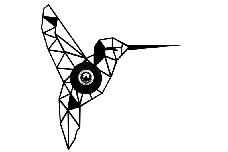 Vegg lampe Brilo Bird Svart - Svart - Belysning - Innendørsbelysning & Lamper - Vegglampe