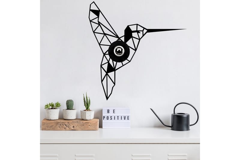 Vegg lampe Brilo Bird Svart - Svart - Belysning - Innendørsbelysning & Lamper - Vegglampe