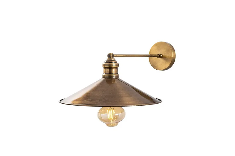 Vegg lampe Chichela tri vintage, Kobber
