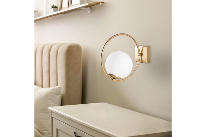 Vegg lampe Dolcer Gull - Gull - Belysning - Innendørsbelysning & Lamper - Vegglampe