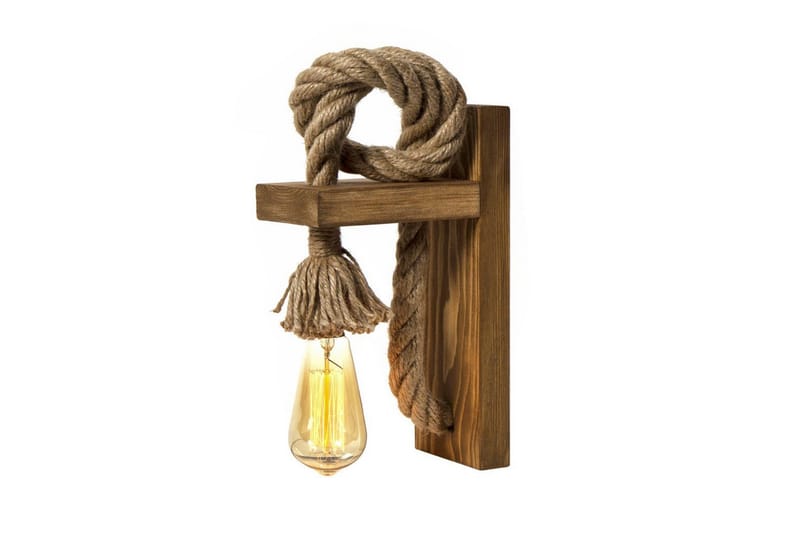 Vegg lampe Dralen Brun / Gull - Brun/Gull - Belysning - Innendørsbelysning & Lamper - Vegglampe