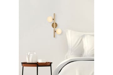 Vegg lampe Elvon Gull - Gull - Belysning - Innendørsbelysning & Lamper - Vegglampe