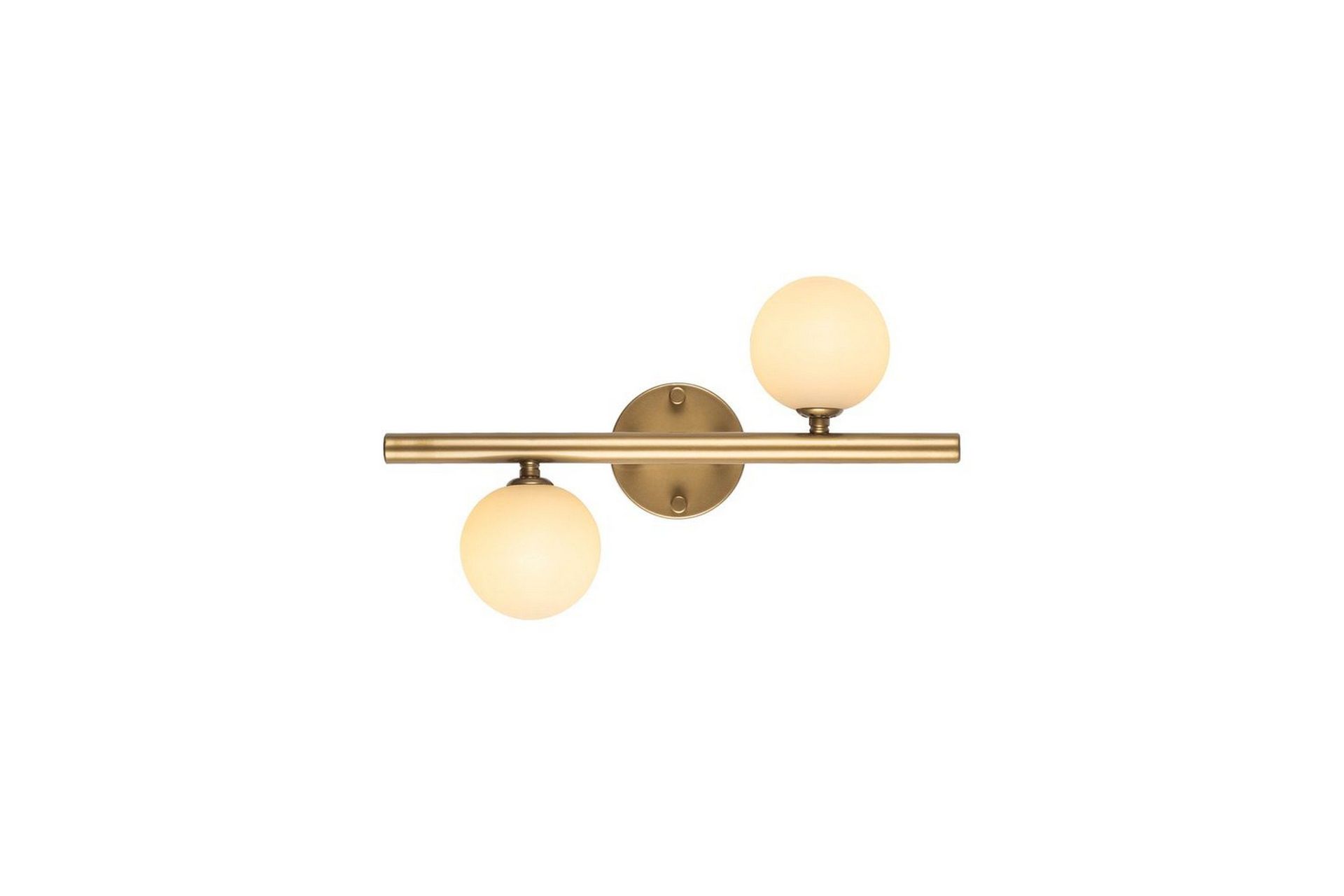 Vegg lampe Elvon Gull - Gull