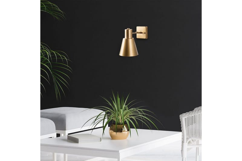 Vegg lampe Feira Gull - Gull - Belysning - Innendørsbelysning & Lamper - Vegglampe