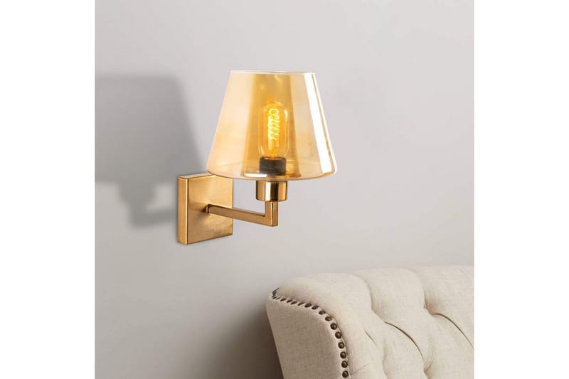 Vegg lampe Fenda Gull - Gull - Belysning - Innendørsbelysning & Lamper - Vegglampe