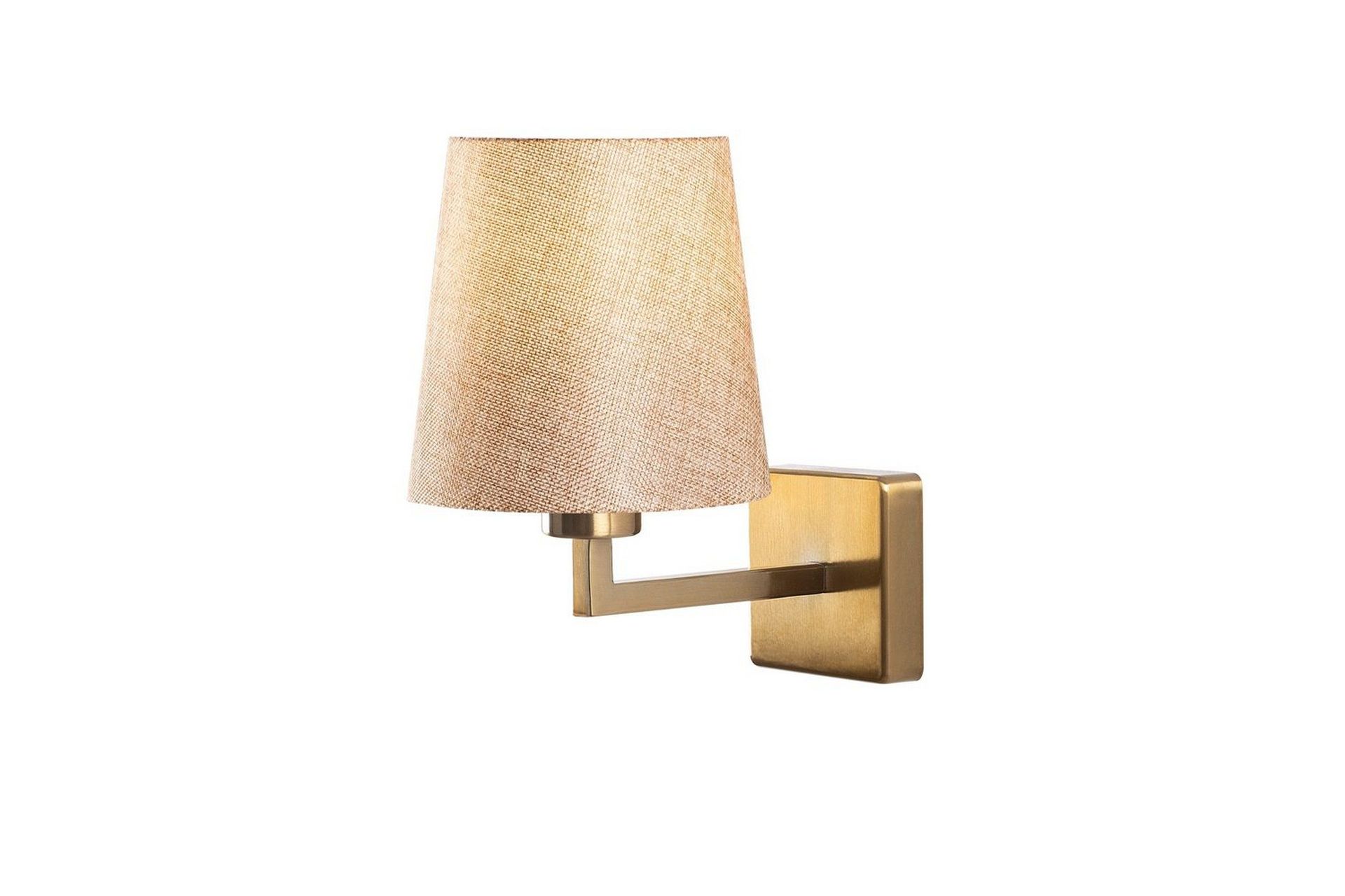 Vegg lampe Fenda Gull / Krem - Gull / Krem