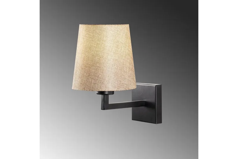 Vegg lampe Fenda Svart / Krem - Svart / Krem - Belysning - Innendørsbelysning & Lamper - Vegglampe