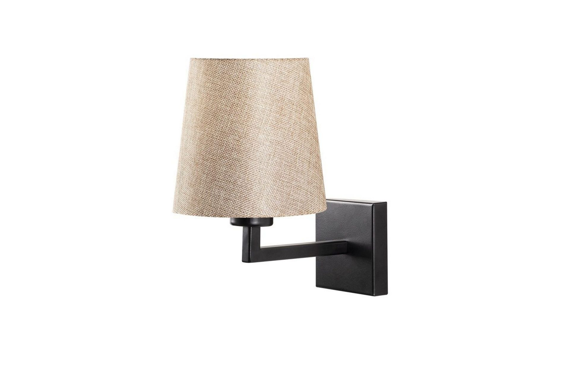 Vegg lampe Fenda Svart / Krem - Svart / Krem