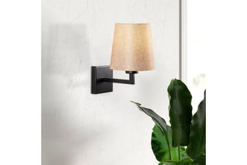 Vegg lampe Fenda Svart / Krem - Svart / Krem - Belysning - Innendørsbelysning & Lamper - Vegglampe