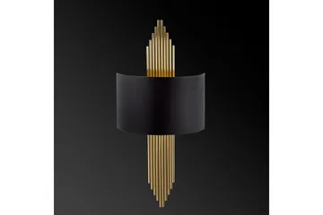 Vegg lampe Grelon Svart / Gull - Svart / Gull - Belysning - Innendørsbelysning & Lamper - Vegglampe