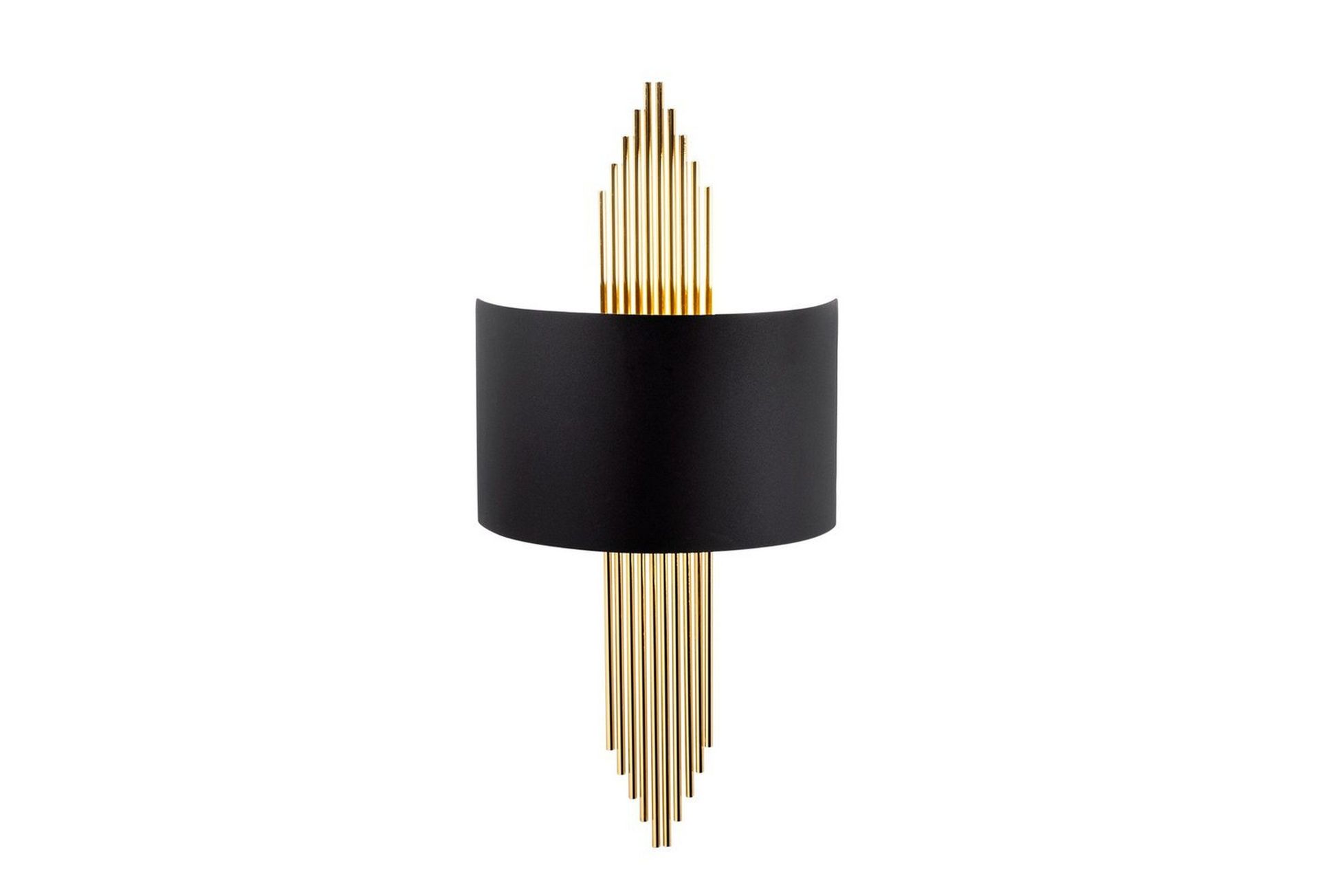 Vegg lampe Grelon Svart / Gull - Svart / Gull