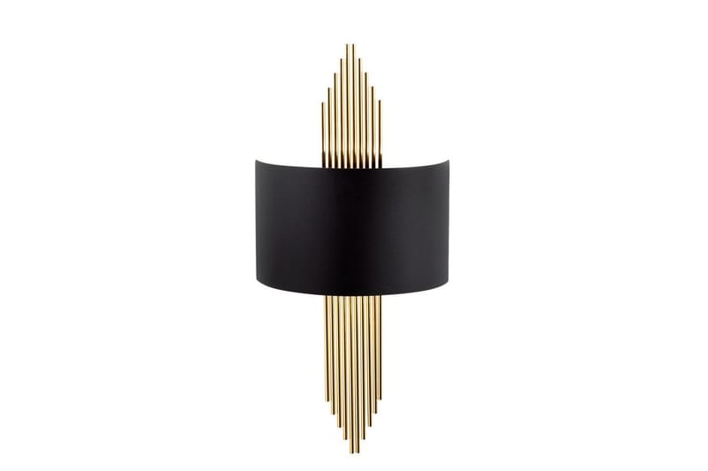 Vegg lampe Grelon Svart / Gull - Svart / Gull - Belysning - Innendørsbelysning & Lamper - Vegglampe