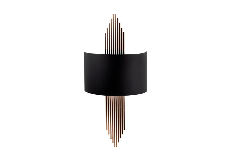 Vegg lampe Grelon Svart / Kobber - Svart / Kobber - Belysning - Innendørsbelysning & Lamper - Vegglampe