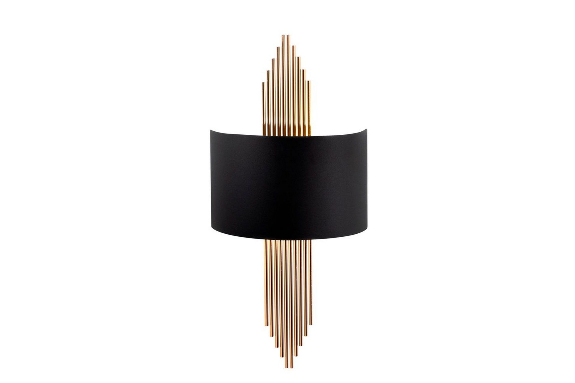 Vegg lampe Grelon Svart / Kobber - Svart / Kobber