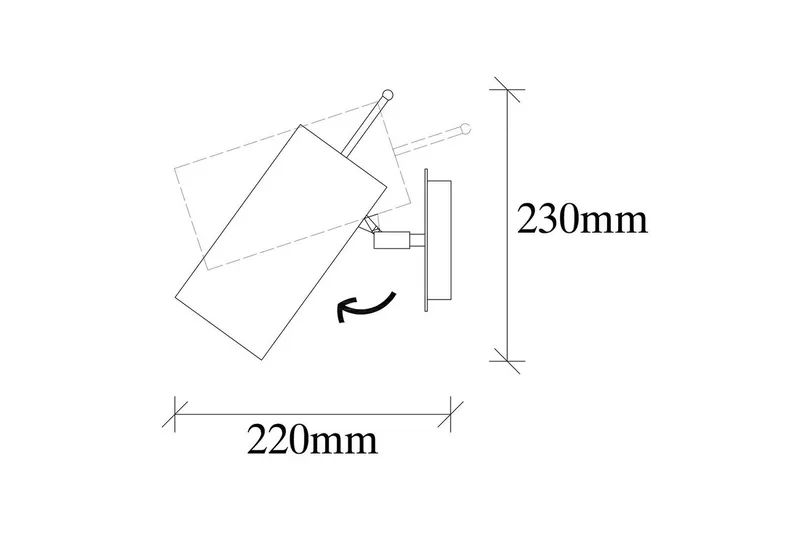Vegg lampe Gullis sylinder antikk - Natur/Multifarget - Belysning - Innendørsbelysning & Lamper - Vegglampe