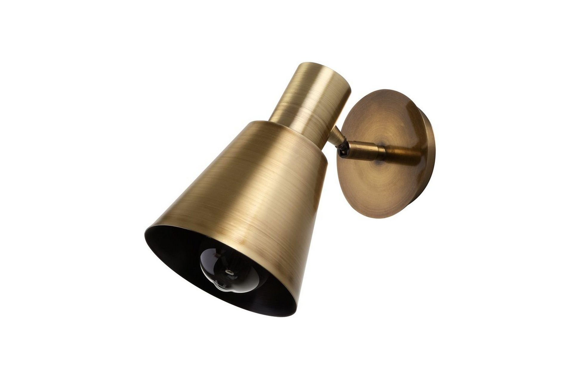 Vegg lampe Gullis Trekantet Antikk - Gull