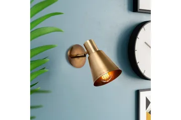Vegg lampe Gullis Trekantet Antikk - Gull - Belysning - Innendørsbelysning & Lamper - Vegglampe