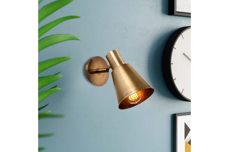 Vegg lampe Gullis Trekantet Antikk - Gull - Belysning - Innendørsbelysning & Lamper - Vegglampe