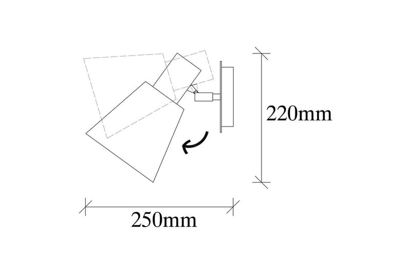 Vegg lampe Gullis Trekantet Antikk - Gull - Belysning - Innendørsbelysning & Lamper - Vegglampe