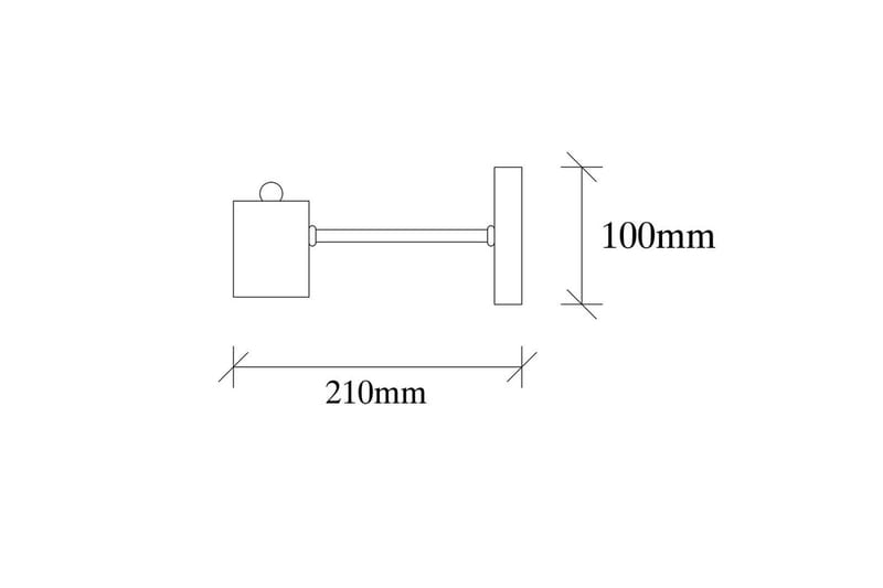 Vegg lampe Hexaia Svart - Svart - Belysning - Innendørsbelysning & Lamper - Vegglampe