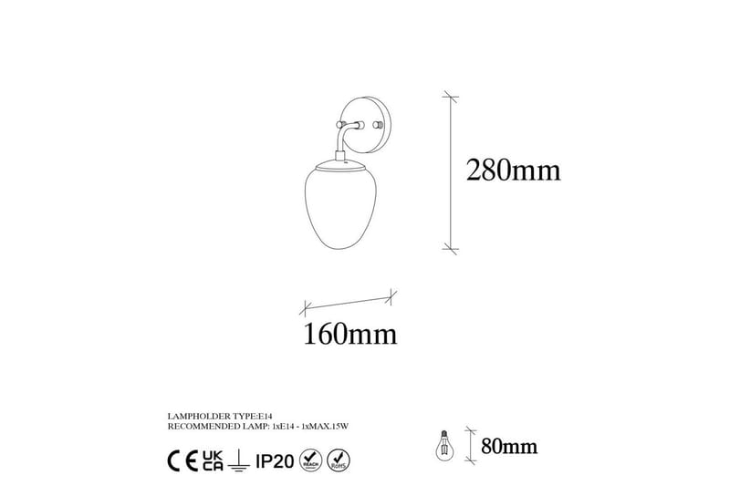 Vegg lampe Hiora Vintage - Kobber - Belysning - Innendørsbelysning & Lamper - Vegglampe