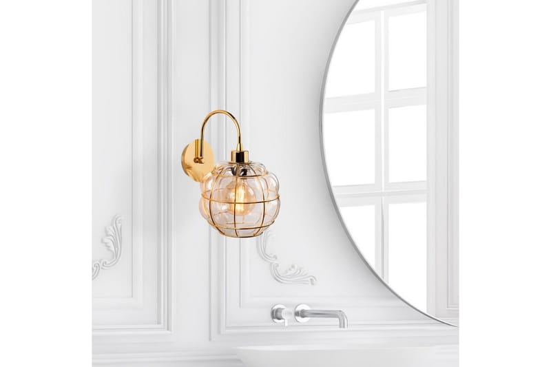 Vegg lampe Jaran Gull - Gull - Belysning - Innendørsbelysning & Lamper - Vegglampe