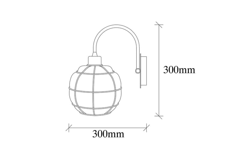 Vegg lampe Jaran Gull - Gull - Belysning - Innendørsbelysning & Lamper - Vegglampe