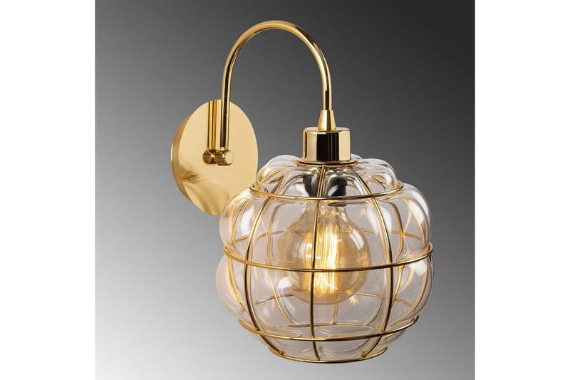 Vegg lampe Jaran Gull - Gull - Belysning - Innendørsbelysning & Lamper - Vegglampe