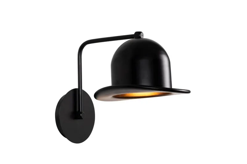Vegg lampe Jolna Sugana Svart, Svart