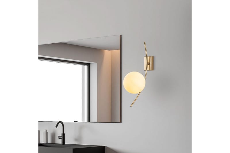 Vegg lampe Kimbell Gull - Gull - Belysning - Innendørsbelysning & Lamper - Vegglampe