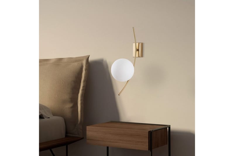 Vegg lampe Kimbell Gull - Gull - Belysning - Innendørsbelysning & Lamper - Vegglampe