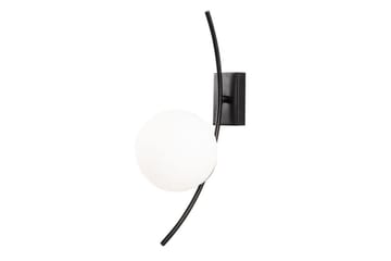 Vegg lampe Kimbell Svart / Hvit - Svart / Hvit - Belysning - Innendørsbelysning & Lamper - Vegglampe