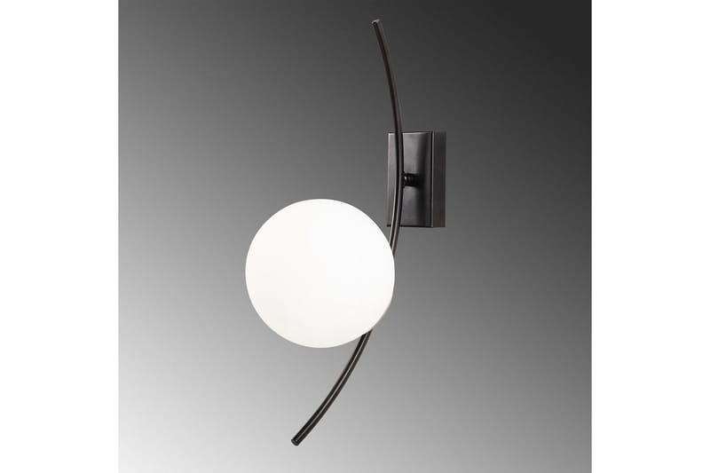Vegg lampe Kimbell Svart / Hvit - Svart / Hvit - Belysning - Innendørsbelysning & Lamper - Vegglampe