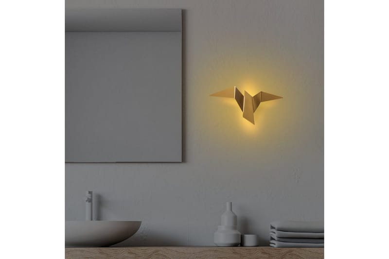 Vegg lampe Kivo Gull - Gull - Belysning - Innendørsbelysning & Lamper - Vegglampe