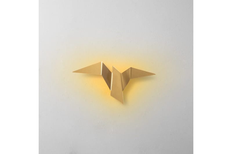 Vegg lampe Kivo Gull - Gull - Belysning - Innendørsbelysning & Lamper - Vegglampe