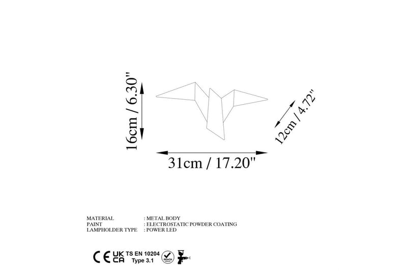 Vegg lampe Kivo Gull - Gull - Belysning - Innendørsbelysning & Lamper - Vegglampe