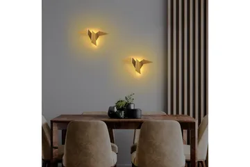 Vegg lampe Kivo Gull - Gull - Belysning - Innendørsbelysning & Lamper - Vegglampe