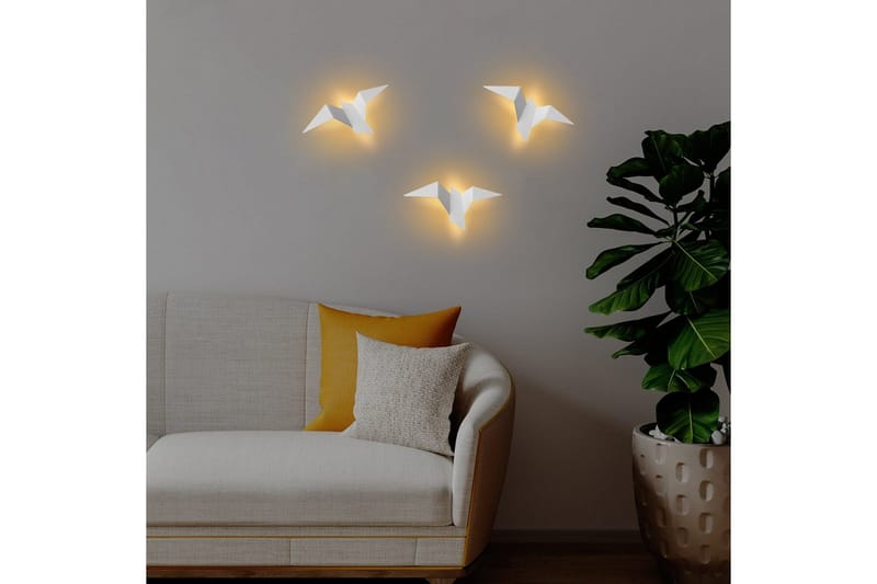 Vegg lampe Kivo Hvit - Hvit - Belysning - Innendørsbelysning & Lamper - Vegglampe