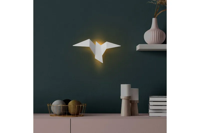 Vegg lampe Kivo Hvit - Hvit - Belysning - Innendørsbelysning & Lamper - Vegglampe