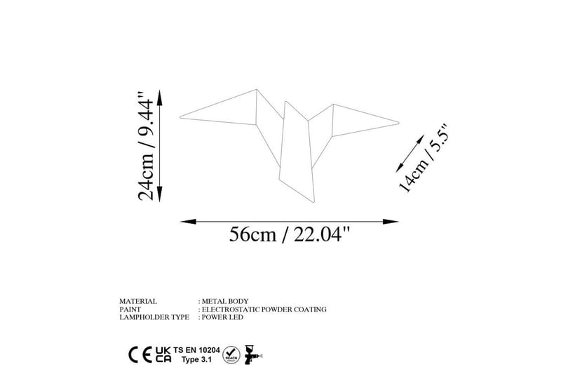 Vegg lampe Kivo Svart - Svart - Belysning - Innendørsbelysning & Lamper - Vegglampe