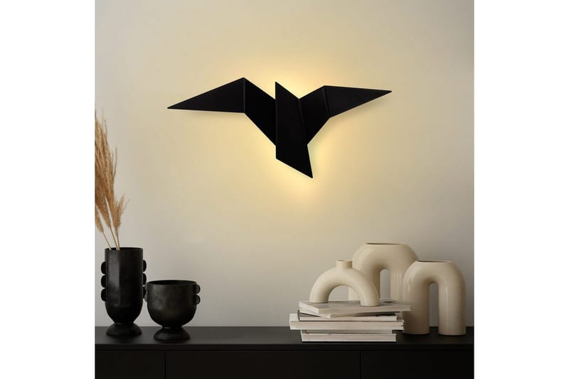 Vegg lampe Kivo Svart - Svart - Belysning - Innendørsbelysning & Lamper - Vegglampe