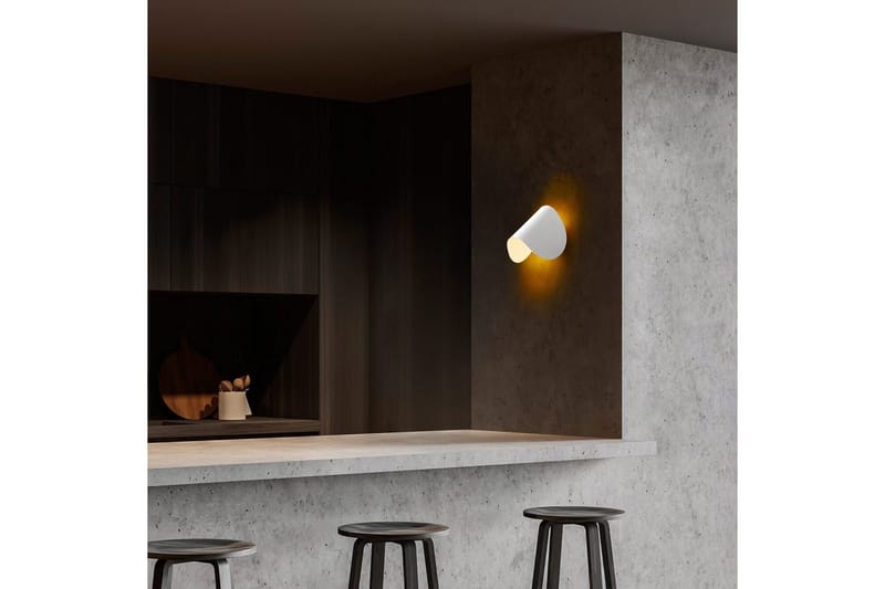 Vegg lampe Koeia Chrome - Hvit - Belysning - Innendørsbelysning & Lamper - Vegglampe