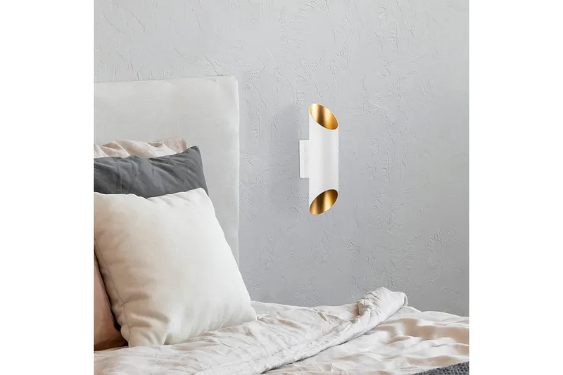 Vegg lampe Kutt Hvit - Hvit - Belysning - Innendørsbelysning & Lamper - Vegglampe