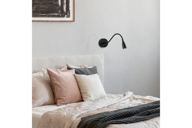 Vegg lampe Lesing Svart - Svart - Belysning - Innendørsbelysning & Lamper - Vegglampe - Veggarmatur