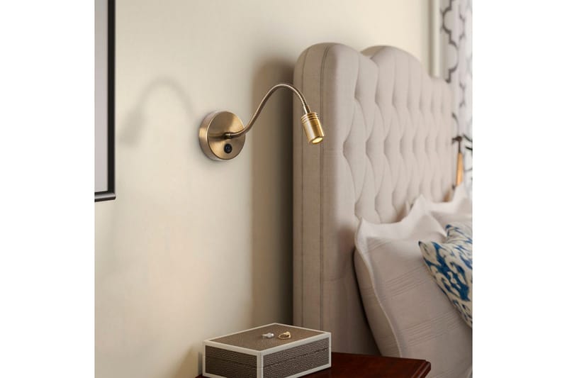 Vegg lampe Lesing Vintage Gull - Vintage Gull - Belysning - Innendørsbelysning & Lamper - Vegglampe - Veggarmatur