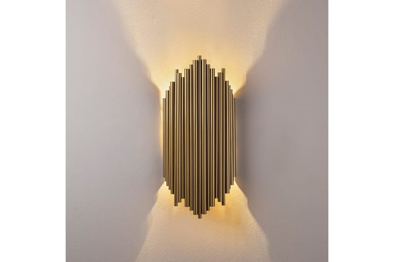 Vegg lampe Mahima Gull - Gull - Belysning - Innendørsbelysning & Lamper - Vegglampe